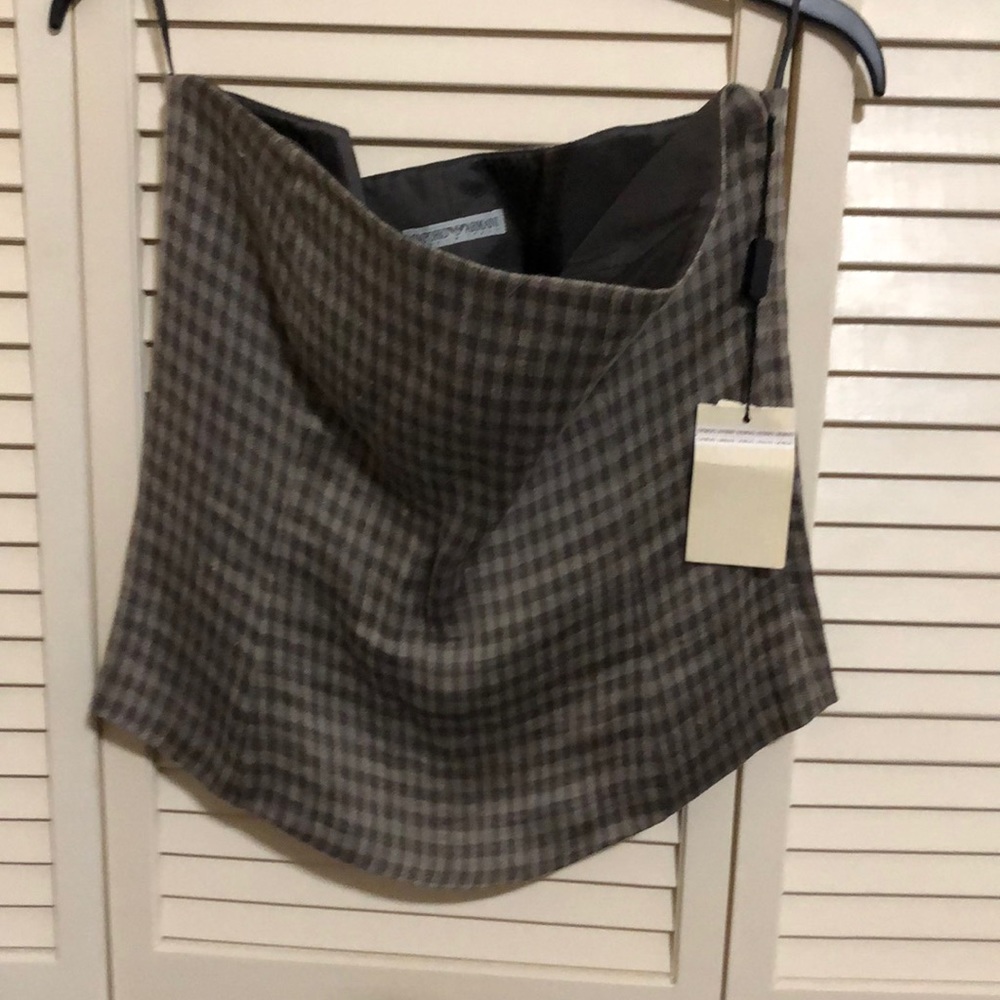 Strapless NWT Linen Blouse.
